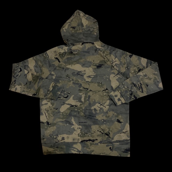 Rare Under Armour Project Rock Veterans Day Camo Flag Patch Hoodie - Picture 2 of 9